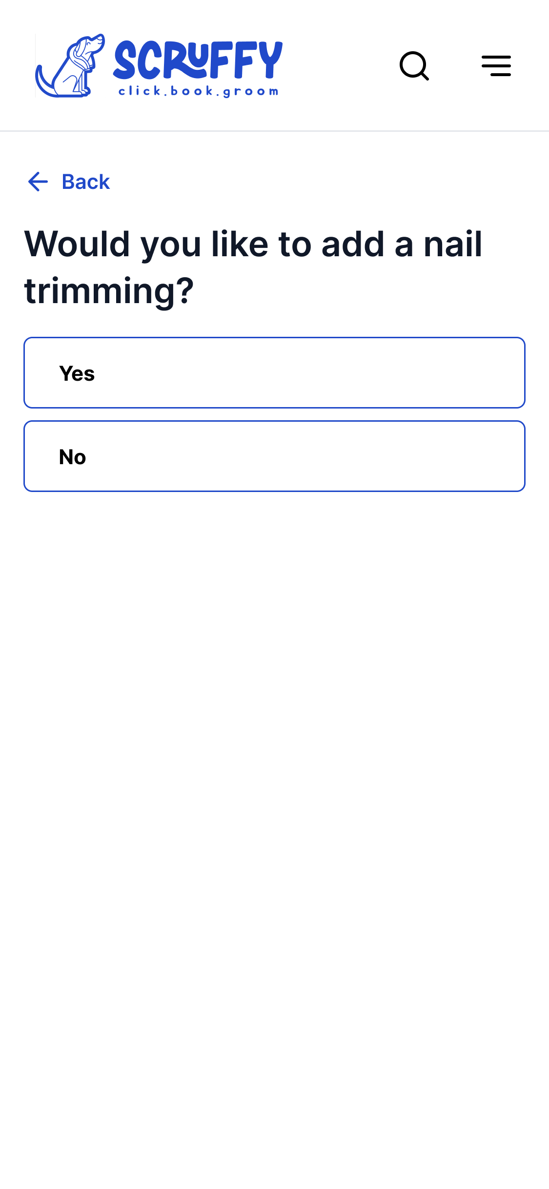 Customer screen 5