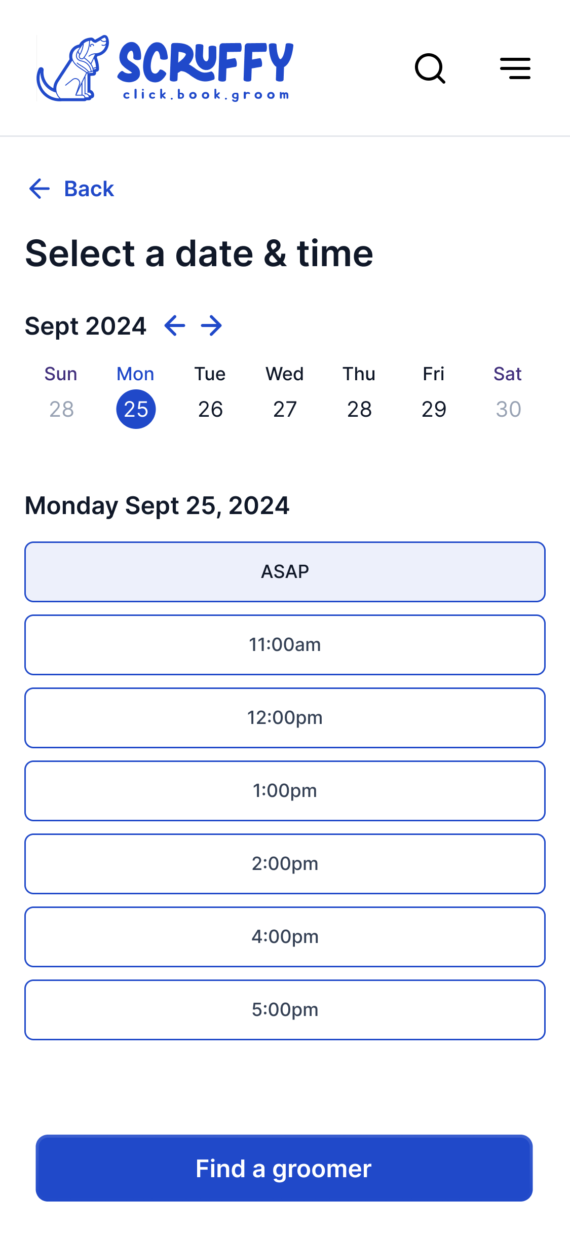 Customer screen 9